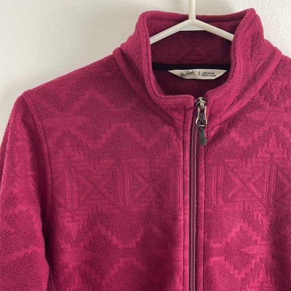 Woolrich Deep Pink Soft Fleece Jacket - Picture 2 of 6